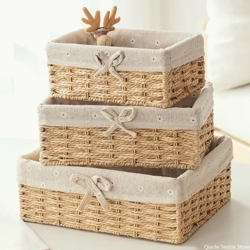 Panier de rangement avec doublure amovible - Détail intérieur