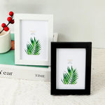 cadre photo bois moderne blanc noir fleurs paysages 10x15cm 9x13cm