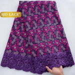 tissu dentelle fleurs vert bleu violet rose beige brodé occasionnelle traditionnelle
