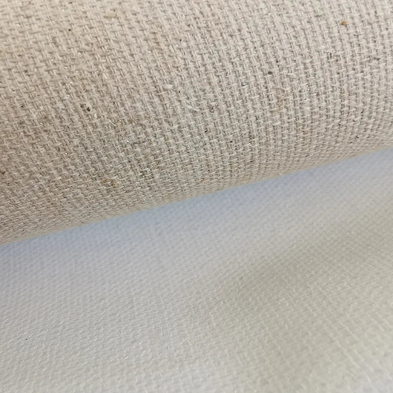 toile lin mélange peinte rouleau texturée opaque artisanal 30cm 40cm 50cm 60cm 70cm 80cm