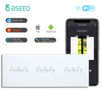 interrupteur wifi rideaux connecté app smart life tuya alexa google moderne minimaliste bluetooth
