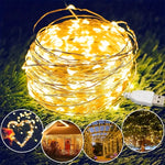 guirlande lumineuse led jaune décoration mariage noël anniversaire usb festive chaleureuse intérieure extérieure