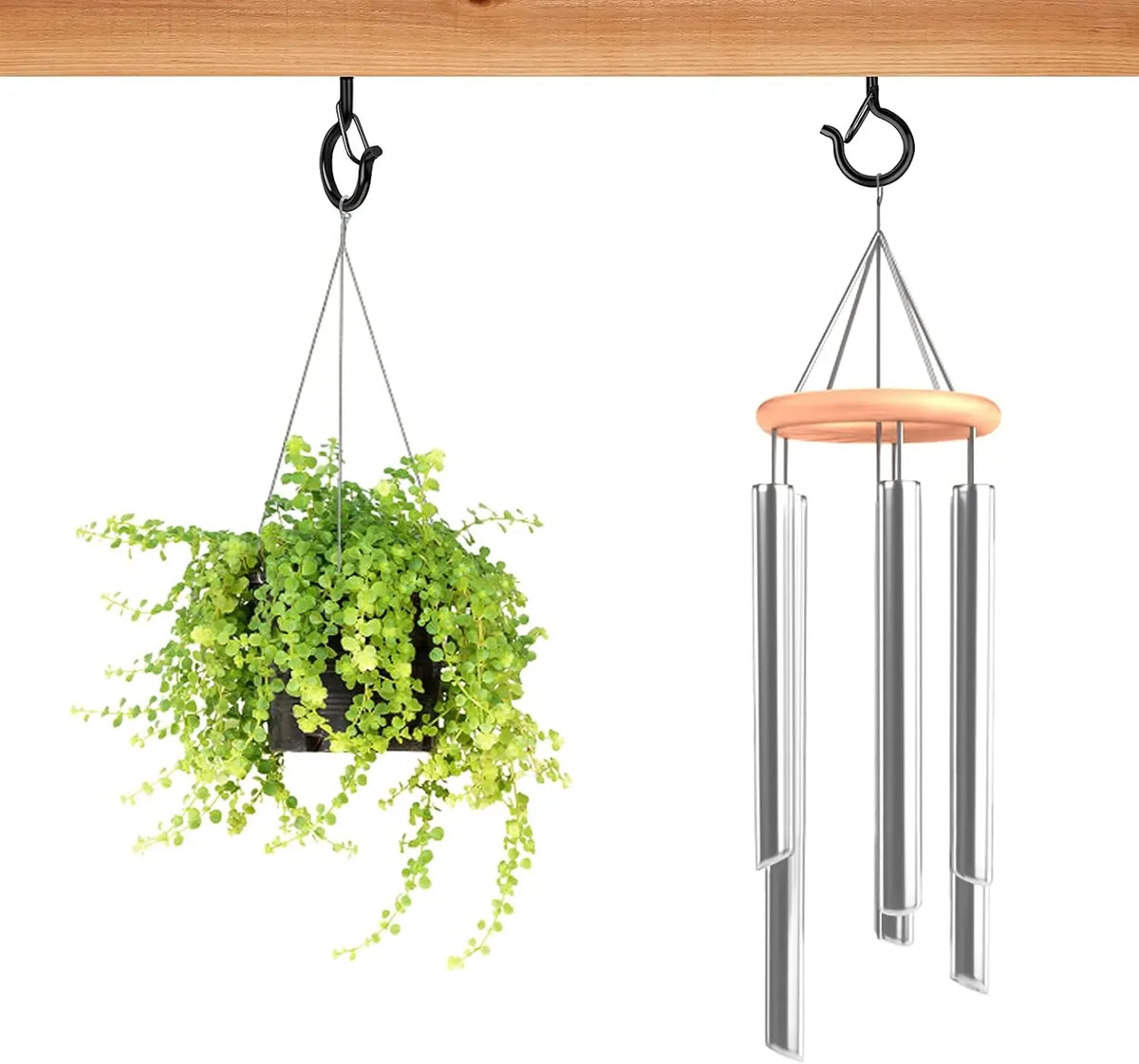 boucles suspension vis fixations noires blanches dorées argentées modernes fonctionnelles