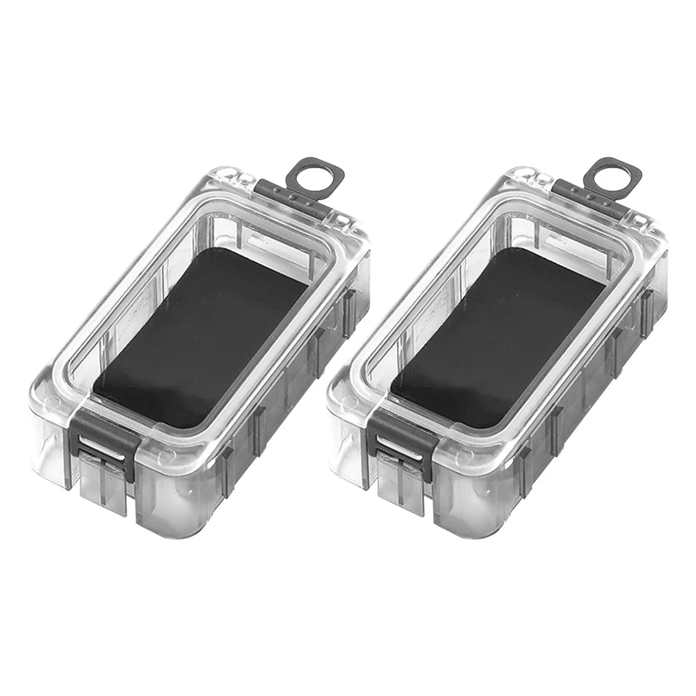 boîtes pêche transparentes accessoires carpe outils hameçons leurre pratique compactes boucle verrouillage paillettes crochets