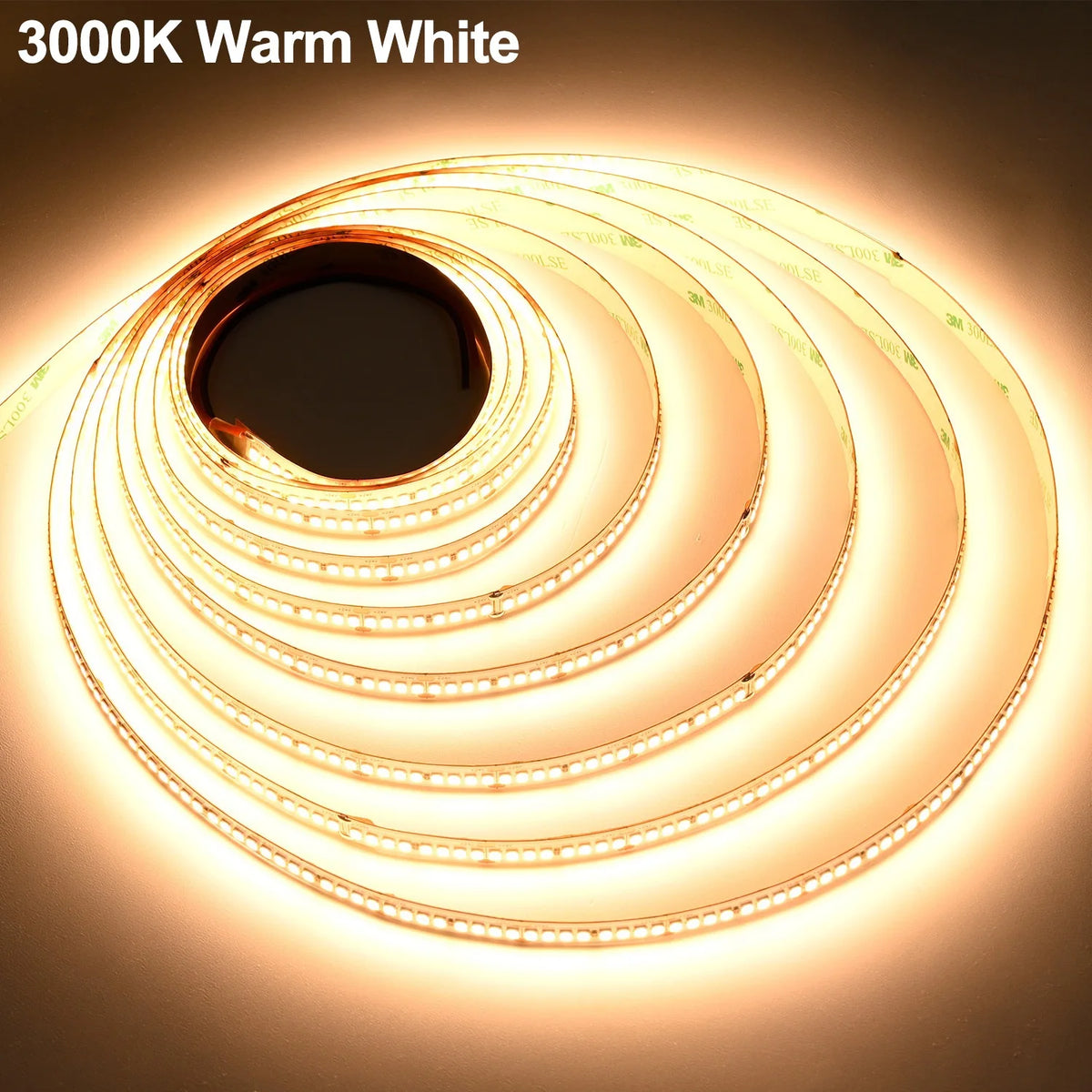 ruban led flexible blanc moderne adhésif 3m 256 led 3000k 6000k dc24v