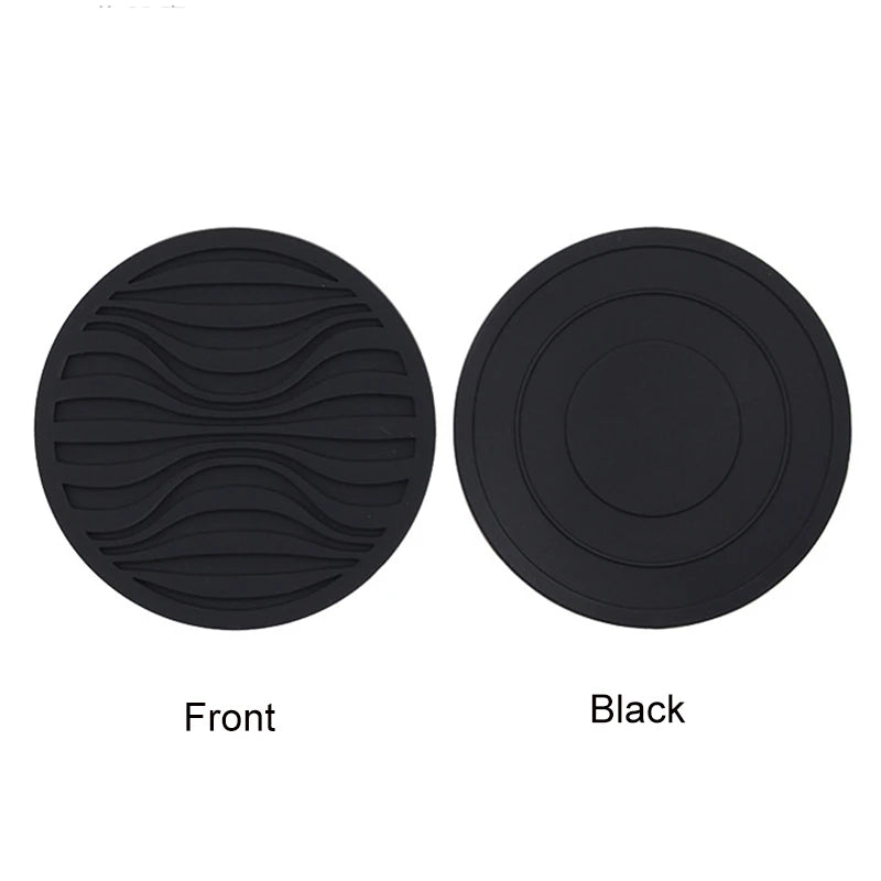protector pad silicone moderne rayures bleu gris vert noir respectueux environnement 10cm