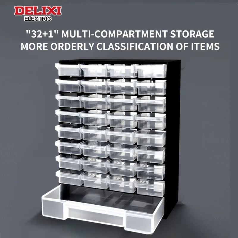 boîte rangement murale tiroirs transparents compartiments organisationnelle industrielle outils petits pièces