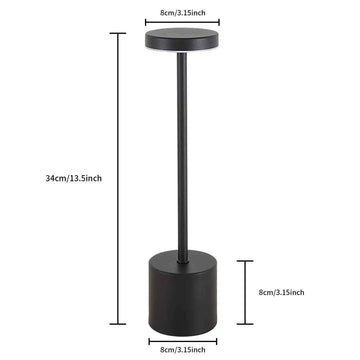 veilleuse led rechargeable tactile or noir blanc moderne couleurs réglable ambiance chambrehôtelbarDecoration