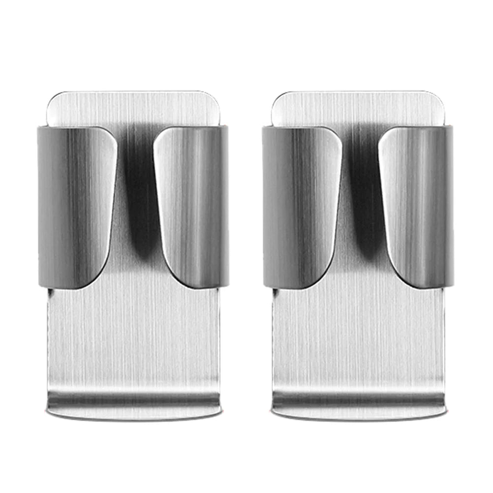 porte brosses dents argenté moderne rangement brosses électriques ligne horizontale salle bains étanche adhésif