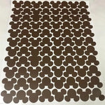 autocollants tête mickey mouse couleur bleu vert rouge rose noir simples chambre enfants decoration