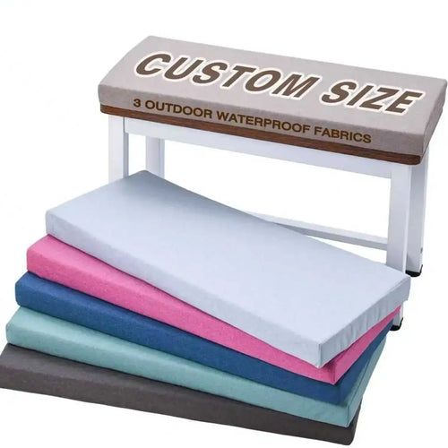coussins personnalisables mousse pu polyester coton imperméable solides rose bleu gris modernes