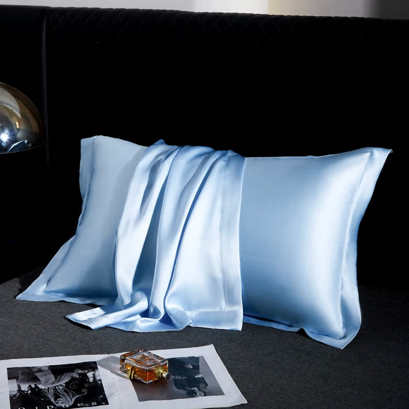 housse coussin soie mûrier gris métallisé satinée contemporaine non toxique environnement