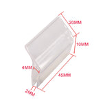 boîte rangement transparente moderne adhésif étiquette sundries sorting tag stockage armoire flexible gripper clip