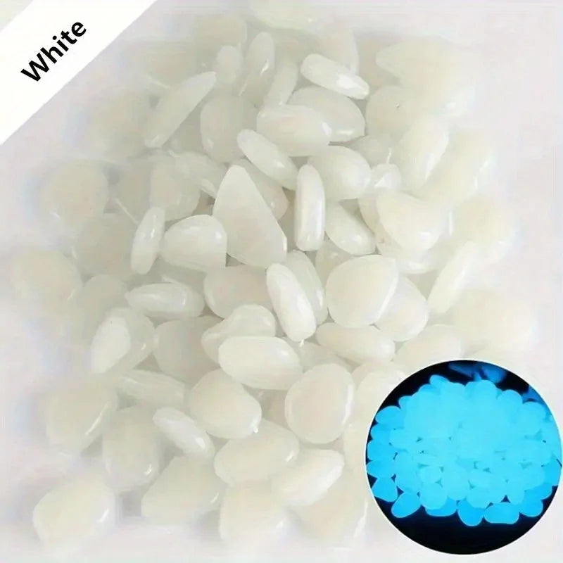 luminescentes bleu vert rose jaune modernes décoratives 500pcs 100pcs translucentes ovales
