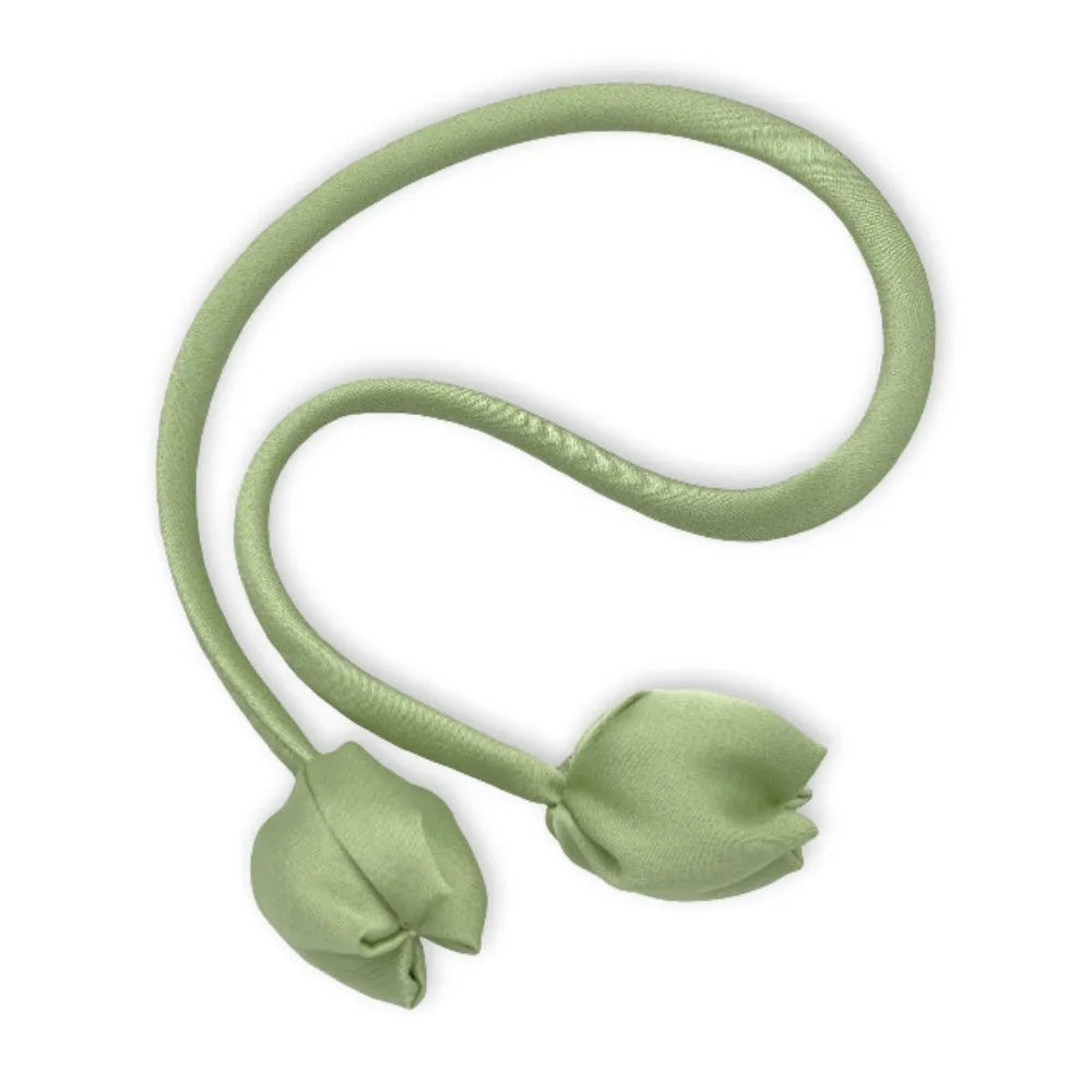 rideaux accessoires tulipes relief vert pastel noir blanc rouge marron jaune deco