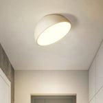 Lampes plafonnier LED modernes aluminium blanc gris clair éclairage minimaliste chambre salon