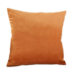 housse coussin carrée velours uni canapé salon décoration maison 45x45cm