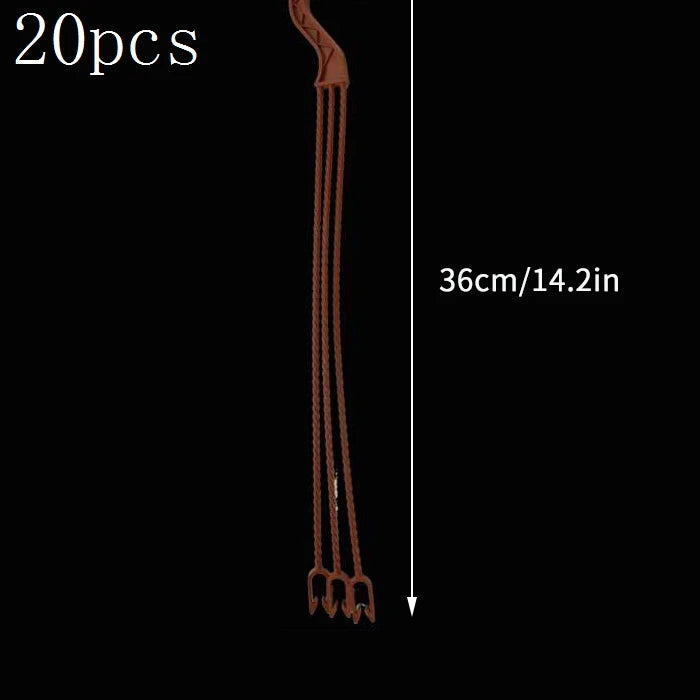 pots suspendus marron blanc modernes plantes balcon jardinières plastique pvcHooks
