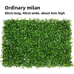 décoration murale moderne plante artificielle vert feuilles rondes herbe plastique extérieur intérieur accrochable haute