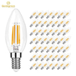 ampoules led 4w équivalent 40w blanc chaud 2700k filament doré culot e12 e14 vintage