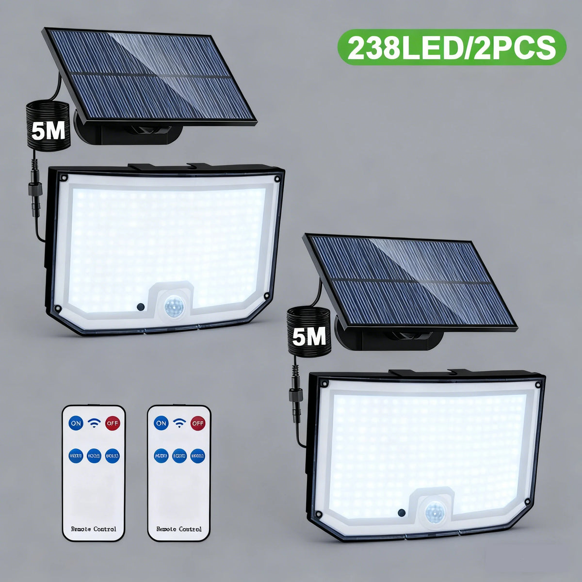lampe solaire détecteur mouvement 400 led noir violet moderne extérieur contemporain
