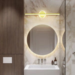 lampe murale led moderne or noir 40 60 cm mur vis fixe éclairage chambre