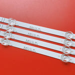 bande led blanc moderne 1055mm clips transparents 3v lisse opaque