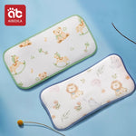oreiller bébé imprimé animaux mignons blanc vert rose bleu coton polyester refroidissement quatre saisons