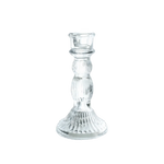 support bougie transparent classique rond durable simple épais romantique vintage