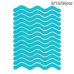 bandes antidérapantes autocollantes transparentes douche baignoire escalier sol sécurité maison motif rayures