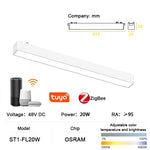 luminaire led rail magnétique blanc moderne système éclairage intérieur mince aluminium fixation aimant maison