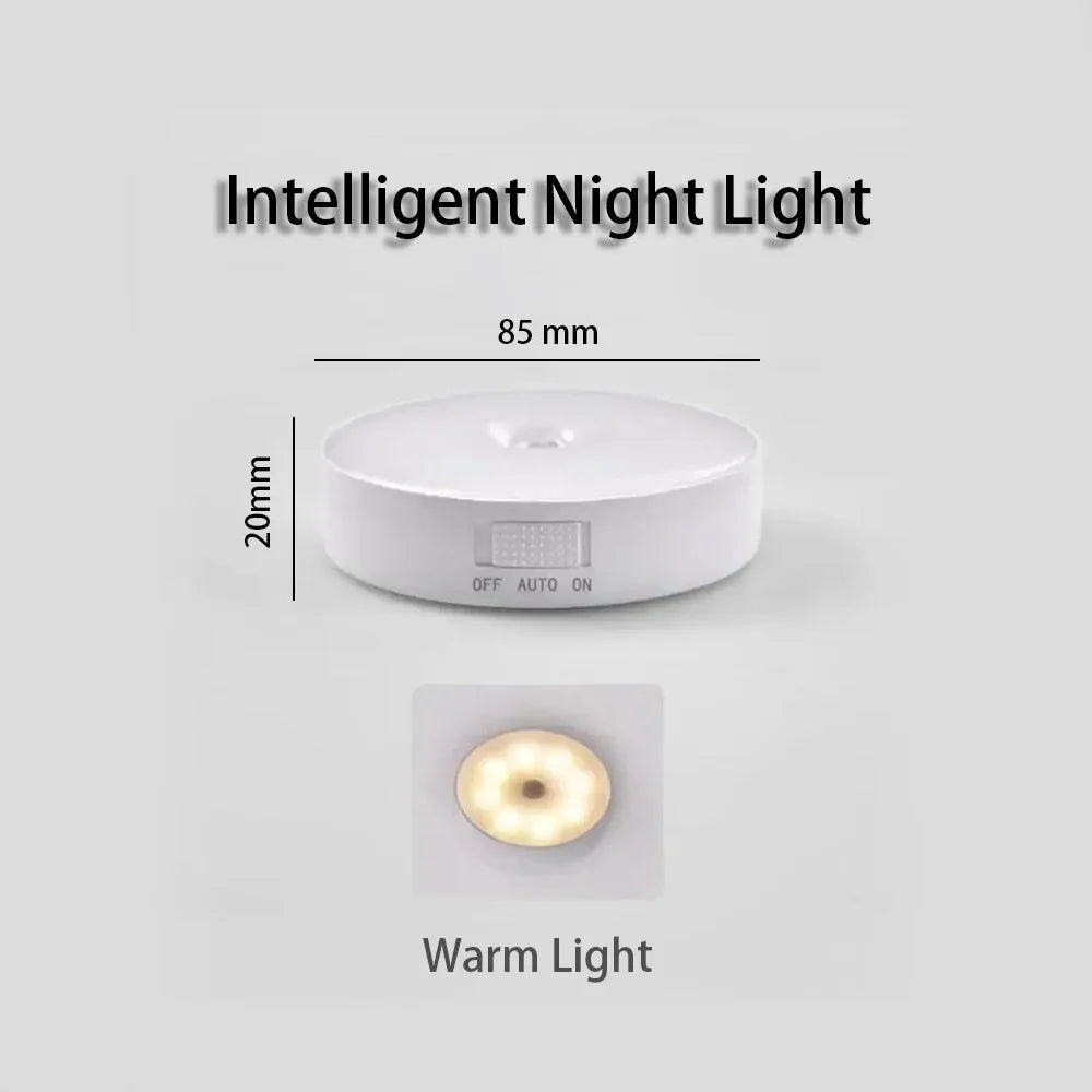 veilleuse lampe nuit led charge type mouvement blanc moderne sans fixation opacité automatique chambre