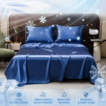 drap lit moderne élégant motif flocons neige blanc lit double grande taille
