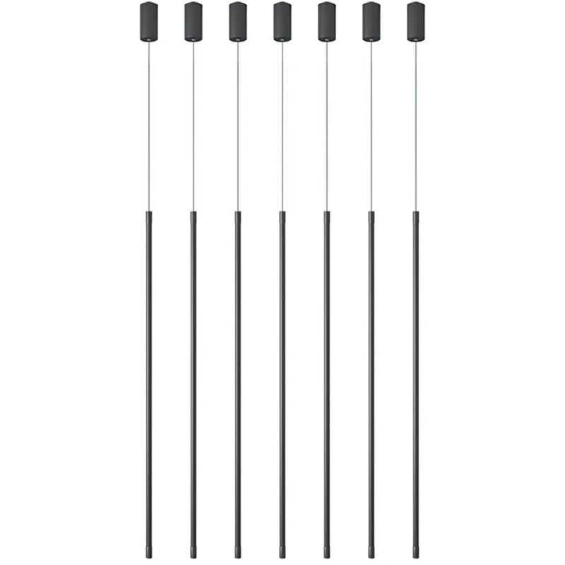 suspension lumineuse led minimaliste moderne noir blanc cassé plusieurs lampes fil métallique opaques diffuse