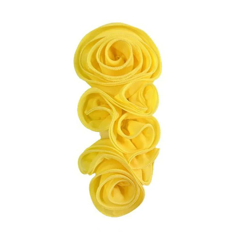 accessoire décoration mode fleur roses relief orange rose blanc rouge moderne élégant polyester