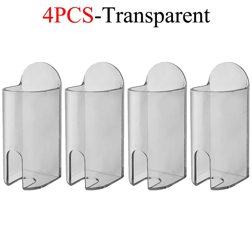 porte brosse dents adhésive transparente moderne support salle bains blanc simple minimaliste