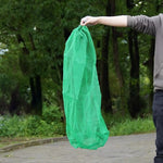 sac filet vert pratique poisson outdoor robuste cordon ajustable transparent dimensions incluses
