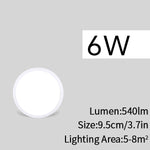 plafonnier led moderne blanc mat économique 18w 18cm sans scintillementflux lumineux
