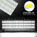 éclairage intérieur van led 60 diodes 12v blanc adhésif moderne compact 12w strips cargo