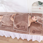 serviette massage velours doux gris beige vert bleu moderne absorbante microfibre lavable machine set