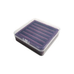 boîtes bijoux velours transparent violet bleu marine vert rouge contemporaines
