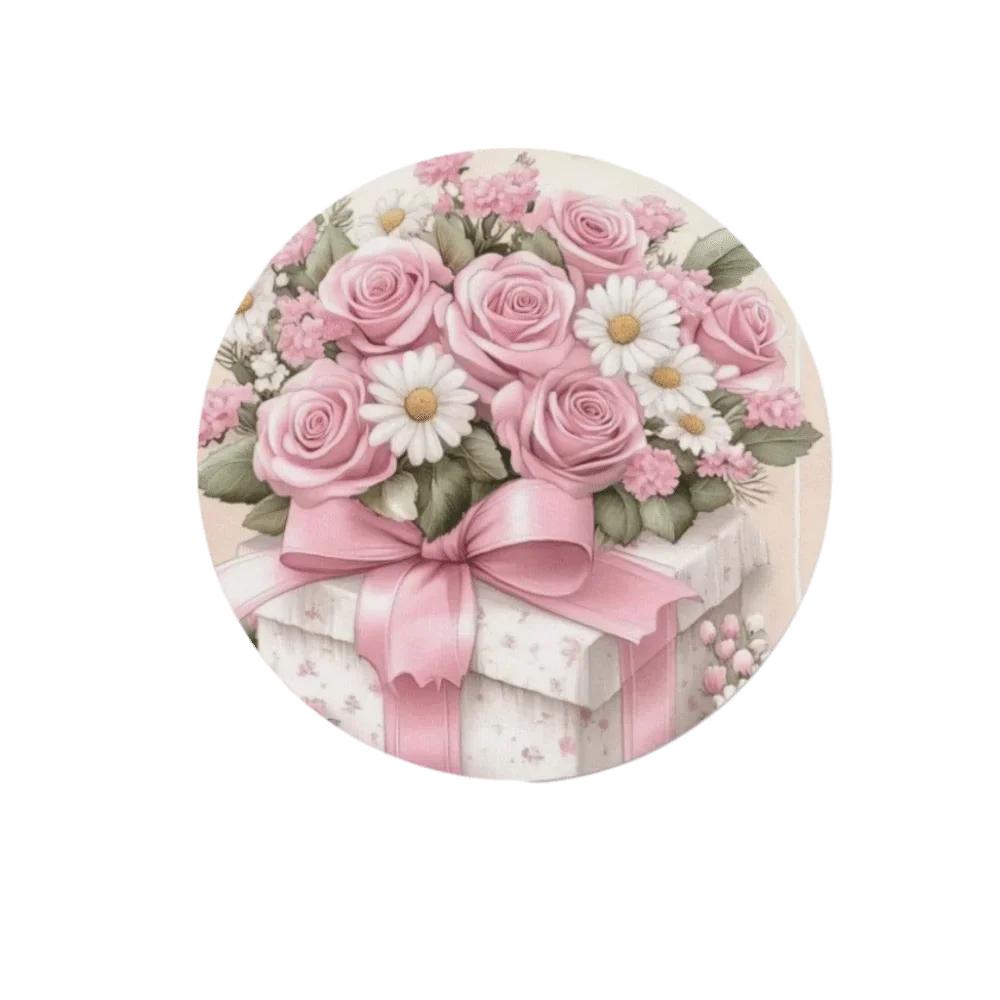 placemat classique floral oiseaux vert beige rose blanc 35cm 35cm