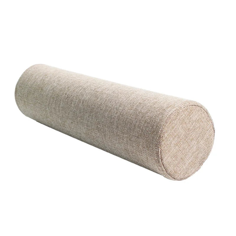 coussin rond mousse mémoire forme ergonomique support lombaire literie moderne