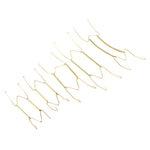 support couteaux doré moderne acier inoxydable fixation invisible 10 11 inches