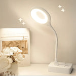 lampe table moderne blanc rechargeable led protection yeux étudiant étude lecture chambre veilleuse