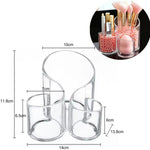 organisateur maquillage transparent boîtes rangement rouges lèvres cosmétiques moderne minimaliste plastique multifonctionnel