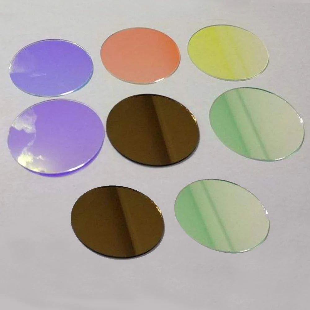 lentilles gobo verre personnalisables logo couleur projection effets irisés abatjour led transparent ensemble