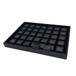 boîtes bijoux noir blanc compartiments carrés moderne storage box organizer showcasegems