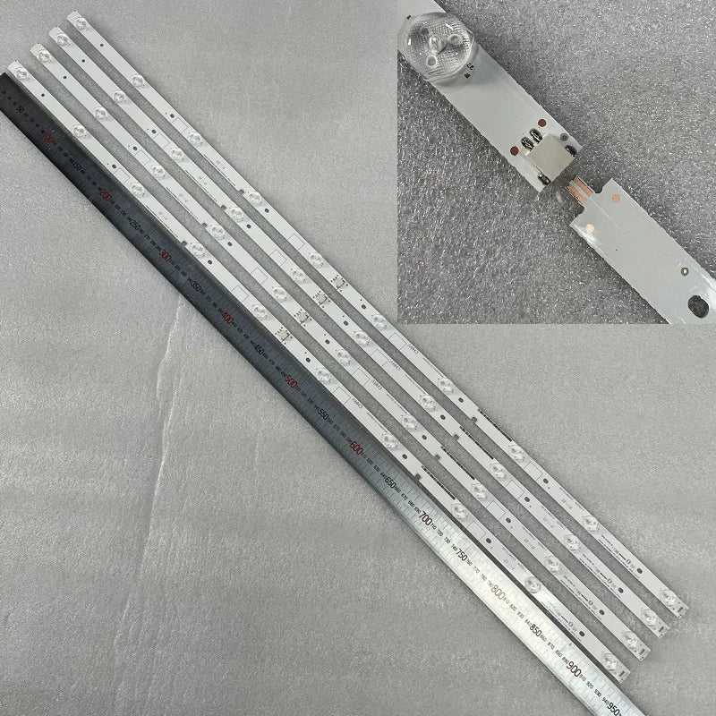 bande lumineuse led blanc moderne 900mm réutilisable sans câble fixations invisibles