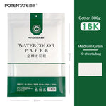 papier aquarelle grainé blanc vert bleu jaune artiste coarse medium fine boîte métal cartes